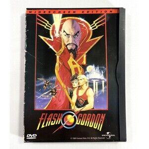 Vintage 1980 Flash Gordon 1997 DVD Image Entertainment Snap Case Cover Tested